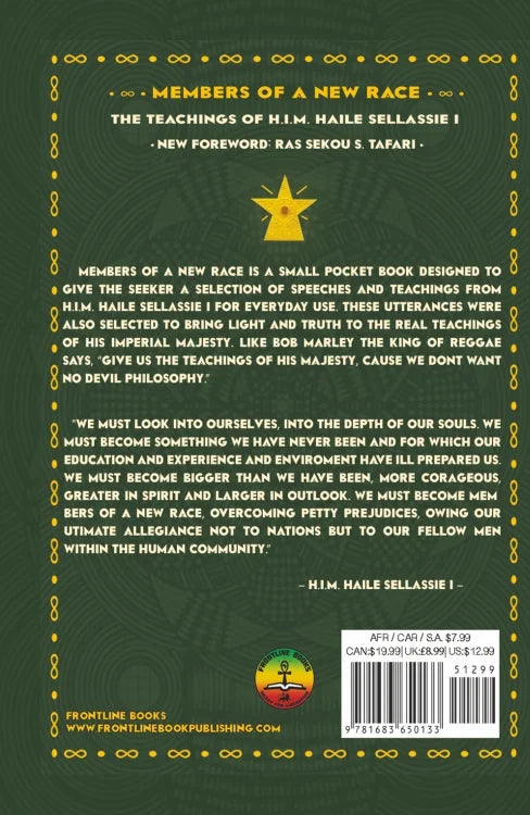 Members of a New Race: The Teachings of H.I.M. Haile Sellassie I