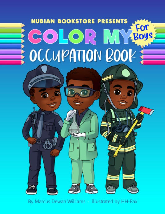 Color My Occupation Book For Boys